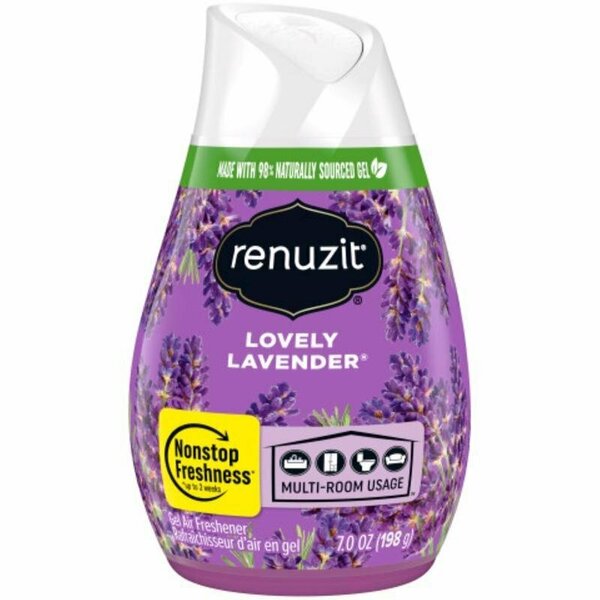 Renuzit Lovely Lavender Scent Air Freshener 7 oz Gel 43133